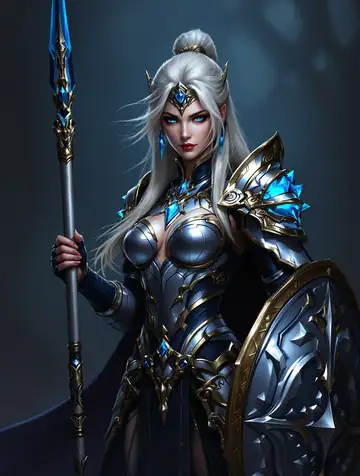 Grow Lancer portrait, MUNEWERA artwork